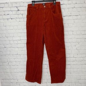 NWT BDG orange corduroy pants wide leg 30